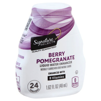 Signature SELECT Liquid Water Enhancer Berry Pomegranate - 1.62 Fl. Oz. - Image 1