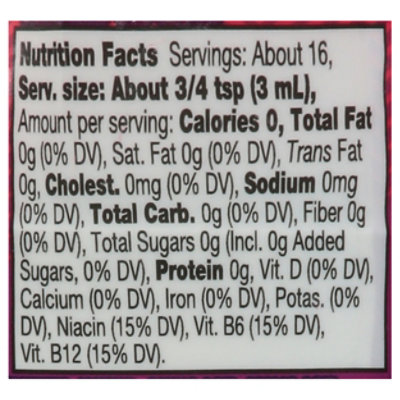 Signature SELECT Liquid Water Enhancer Berry Pomegranate - 1.62 Fl. Oz. - Image 3