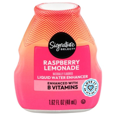 Signature SELECT Liquid Water Enhancer Raspberry Lemonade - 1.62 Fl. Oz. - Image 2