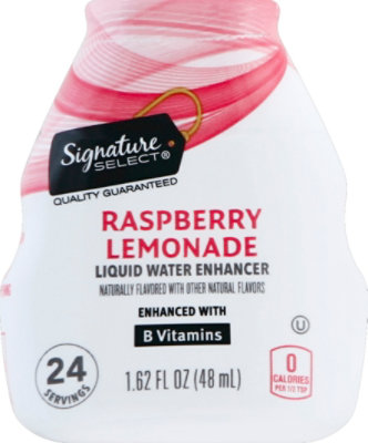 Signature SELECT Liquid Water Enhancer Raspberry Lemonade - 1.62 Fl. Oz. - Image 2