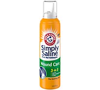 ARM & HAMMER Simply Saline 3 In 1 Wound Care First Aid Antiseptic - 7.4 Oz