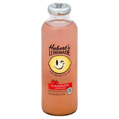 Huberts Lemonade Strawberry - 16 Fl. Oz.
