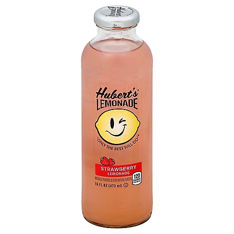 Huberts Lemonade Strawberry - 16 Fl. Oz.