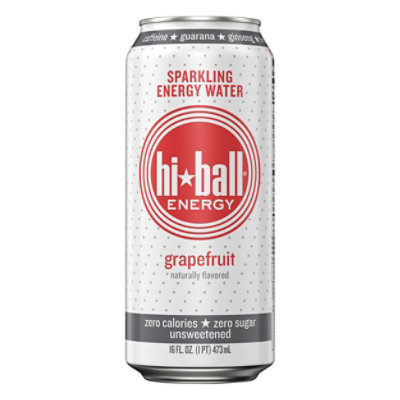 Hiball Energy Grapefruit Energy Seltzer In Can - 16 Fl. Oz.