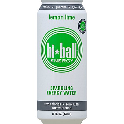 Hiball Energy Lemon Lime Energy Seltzer In Can - 16 Fl. Oz. - Image 1