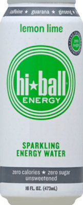 Hiball Energy Lemon Lime Energy Seltzer In Can - 16 Fl. Oz.