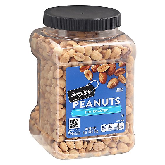 Signature SELECT Peanuts Dry Roasted - 28 Oz