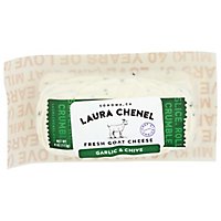 Laura Chenels Garlic Chive Goat Cheese - 4 Oz. - Image 1
