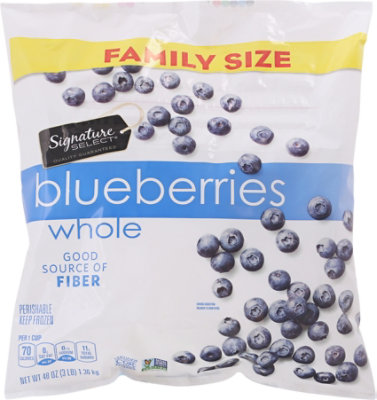 Signature SELECT Blueberries Unsweetened Whole - 48 Oz - Safeway