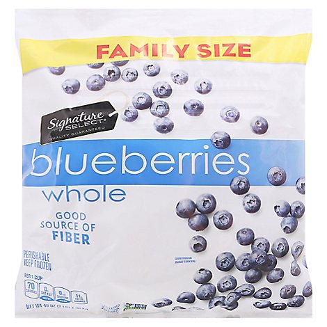 Signature SELECT Blueberries Unsweetened Whole - 48 Oz