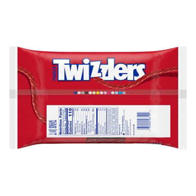 Twizzlers Twists Strawberry Flavored Licorice Style Low Fat Candy Big Bag - 32 Oz - Image 2