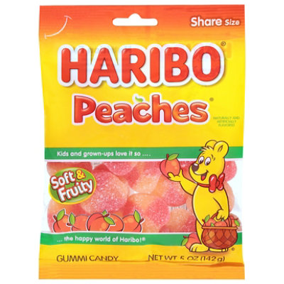 Haribo Gummi Candy Peaches - 5 Oz - Image 2