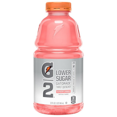 Gatorade G2 Thirst Quencher Perform 02 Low Calorie Raspberry Lemonade - 32 Fl. Oz.
