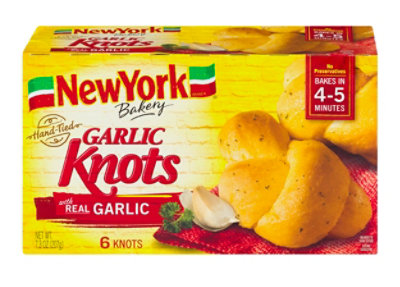 New York Garlic Knots Hand-Tied Real Garlic 6 Count - 7.3 Oz - Image 2