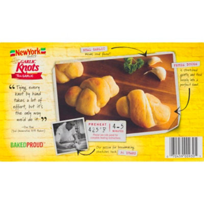 New York Garlic Knots Hand-Tied Real Garlic 6 Count - 7.3 Oz - Image 5