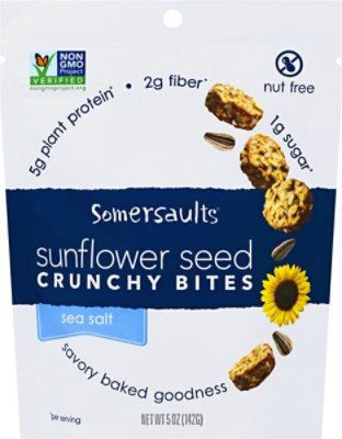 Somersaults Sunflower Seed Snack Pacific Sea Salt - 6 Oz - Image 2