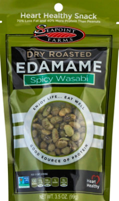 Seapoint Farms Edamame Dry Roasted Spicy Wasabi - 3.5 Oz - Image 2