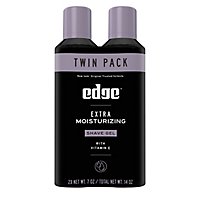 Edge For Men Extra Moisturizing Shave Gel Twin Pack - 7 Oz - Image 1