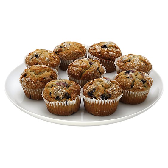 Fresh Baked Blueberry Muffins - 9 Count