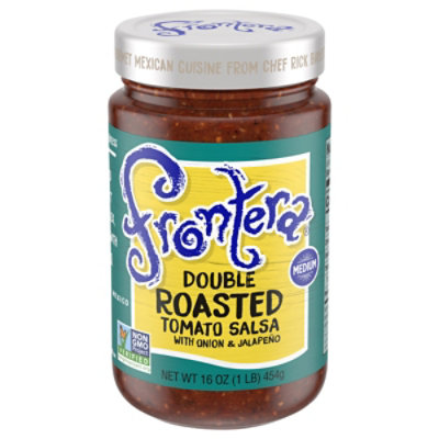 Frontera Salsa Double Roasted Tomato Medium Jar - 16 Oz - Image 1