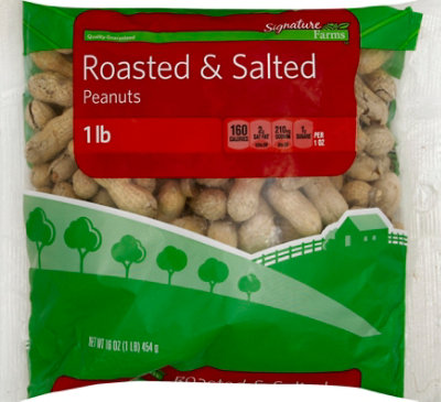 Signature Select/Farms Peanuts Roasted & Salted - 16 Oz - Image 2