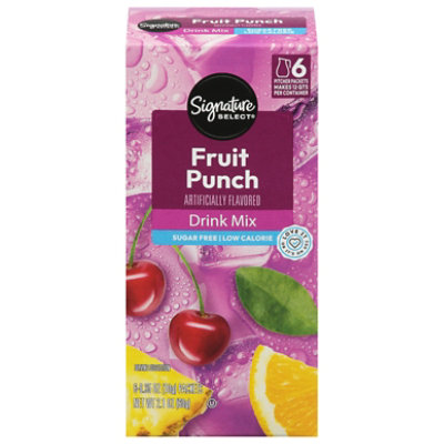 Signature SELECT Fruit Punch Drink Mix - 6-0.35 Oz - Image 4