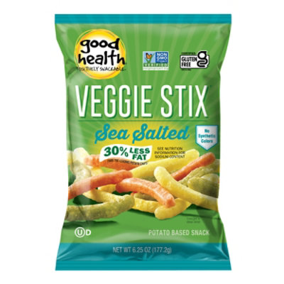 GOOD HEALTH: Veggie Stix Sea Salt, 6.75 oz