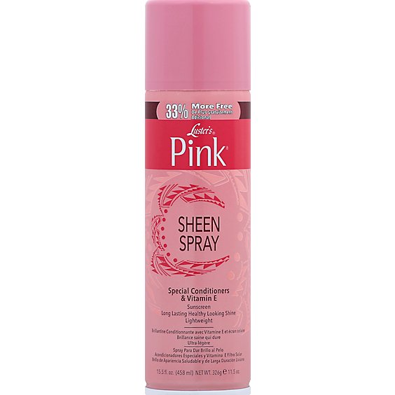 Lusters Hair Care Pink Sheen Spray - 11.5 Oz
