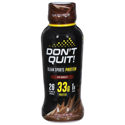 Dont Quit Chocolate Protein Shake - 12 Oz - Image 3