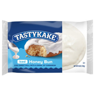 Tastykake Iced Honey Bun Individually Wrapped Pastry Snack 6 Oz - Image 3