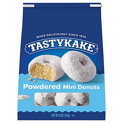 Tastykake Powdered Sugar Mini Donuts Shareable Powered Donuts Bag - 10 Oz - Image 3