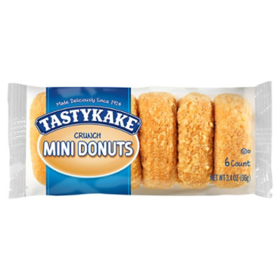 Tastykake Donuts Mini Crunch Single Serve - 3 Oz - Image 1