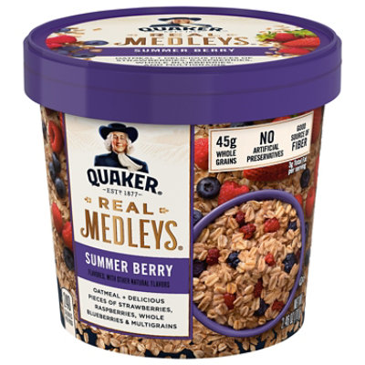  Real Medleys Oatmeal+ Summer Berry - 2.46 Oz 