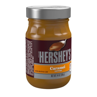 HERSHEY'S Caramel Topping Dessert Sauce Jar - 14 Oz - Image 1