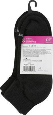 No Nonsence Cushion Qtr Top Black 4-9 - 3 Pair - Image 3