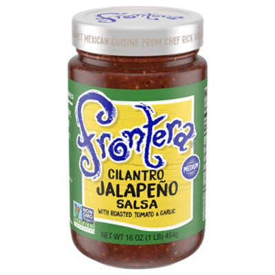 Frontera Salsa Jalapeno Cilantro Medium Jar - 16 Oz