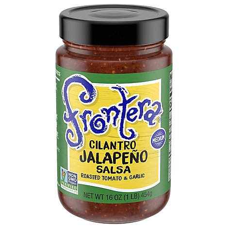Frontera Salsa Jalapeno Cilantro Medium Jar - 16 Oz