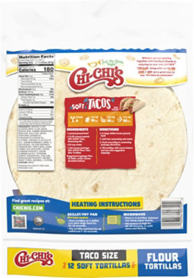 CHI-CHIS Tortillas Flour Taco Style Pack - 12 Count - Image 5