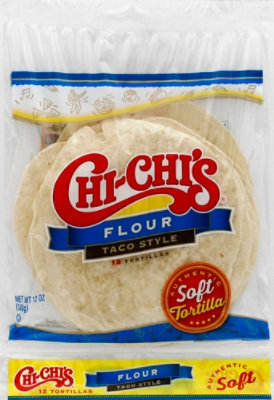 CHI-CHIS Tortillas Flour Taco Style Pack - 12 Count - Image 2