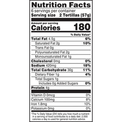 CHI-CHIS Tortillas Flour Taco Style Pack - 12 Count - Image 2