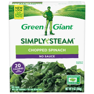 Green Giant Steamers Spinach Chopped - 9 Oz - Image 3