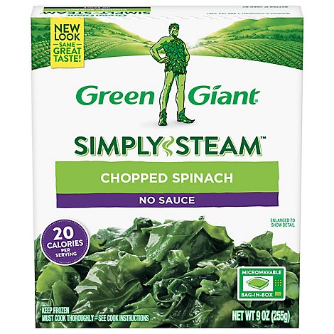 Green Giant Steamers Spinach Chopped - 9 Oz