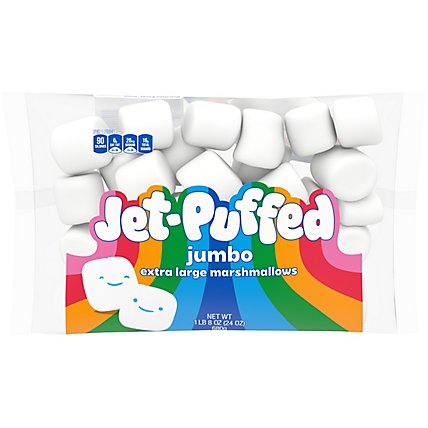 Jet-Puffed Jumbo Extra Large Marshmallows Bag - 1.5 Lb - Image 5