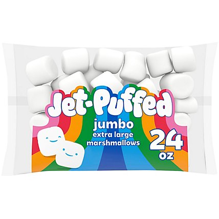 Jet-Puffed Jumbo Extra Large Marshmallows Bag - 1.5 Lb - Image 1
