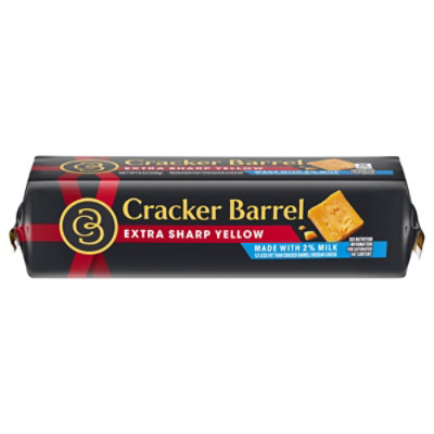 Cracker Barrel Cheese Extra Sharp Cheddar Reduced Fat - 8 Oz - Image 2