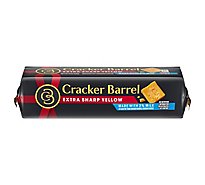 Cracker Barrel Cheese Extra Sharp Cheddar Reduced Fat - 8 Oz