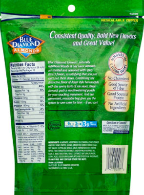 Blue Diamond Almonds Bold Wasabi & Soy Sauce - 16 Oz - Image 3