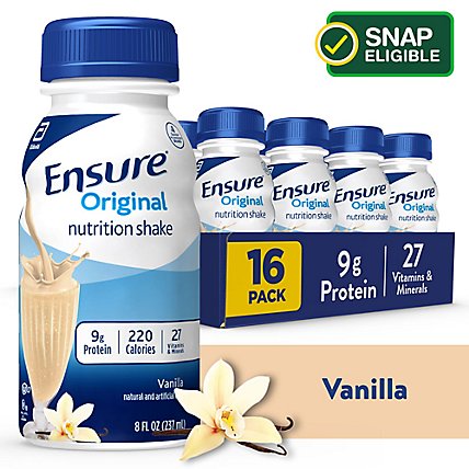 Ensure Original Nutrition Shake Ready To Drink Vanilla - 16-8 Fl. Oz. - Image 1