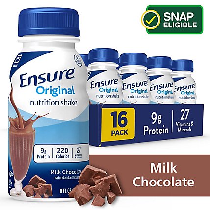 Ensure Original Nutrition Shake Ready To Drink Milk Chocolate - 16-8 Fl. Oz. - Image 1