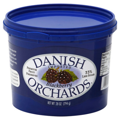 Danish Orchards Fruit Preserves Premium Blackberry - 28 Oz - Image 1